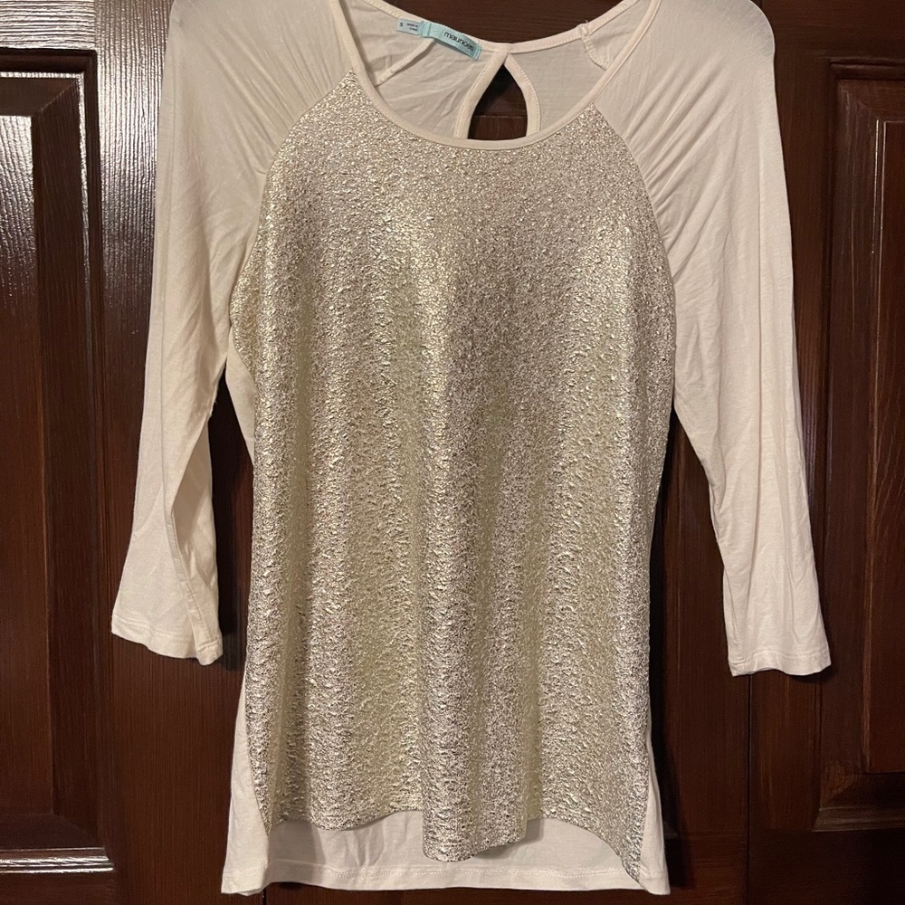 SPARKLY GOLD TOP!